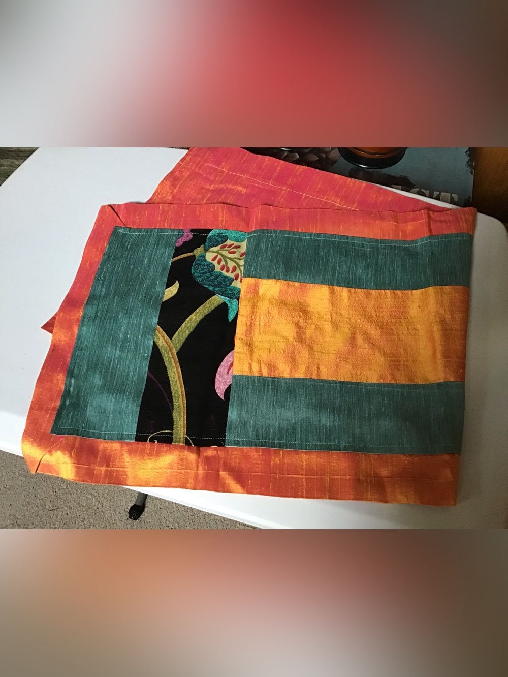 Handmade Silk Table Runner